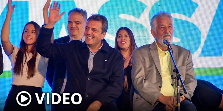 Massa continuó su gira federal en San Luis y entró en la recta final de la campaña