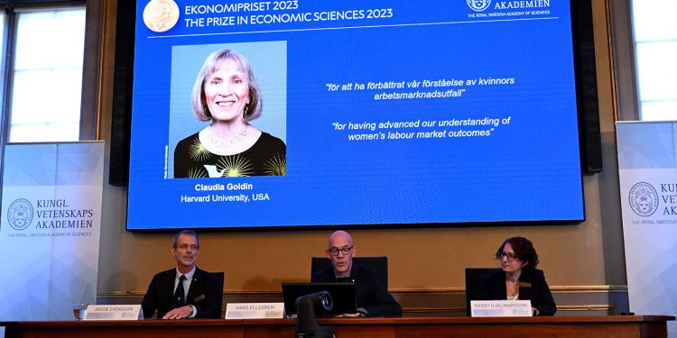 Nobel de Economía para una estadounidense que investigó la brecha de género