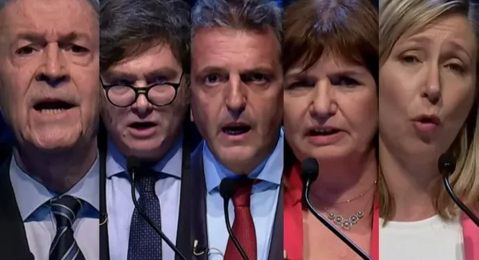 Segundo debate: Schiaretti y Bregman con impacto en indecisos; Massa, Milei y Bullrich, mejor entre propios