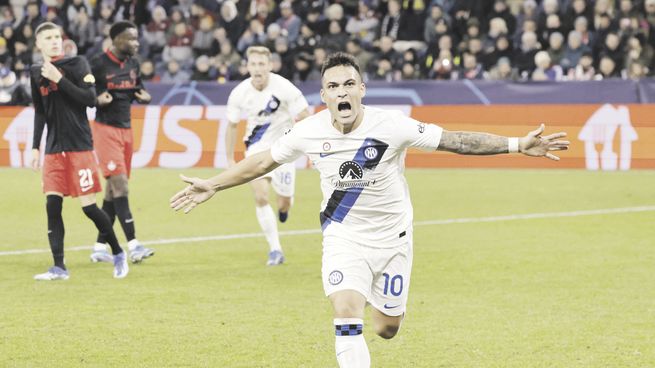 Champions: Inter pasó a 8vos de final con gol de Lautaro