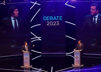 Debate presidencial: Massa mostró solidez y arrinconó a un dubitativo Milei