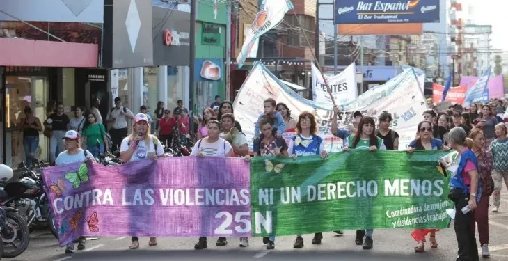 Día Internacional de la Lucha contra la Violencia hacia la Mujer: movilizaciones en todo el país