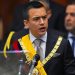 El nuevo presidente de Ecuador derogó la tabla que estipula las dosis permitidas de droga