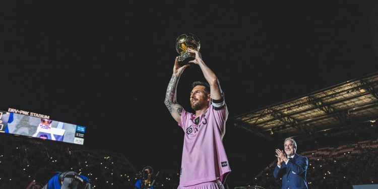 Inter Miami armó una fiesta especial para celebrar un nuevo Balón de Oro de Messi