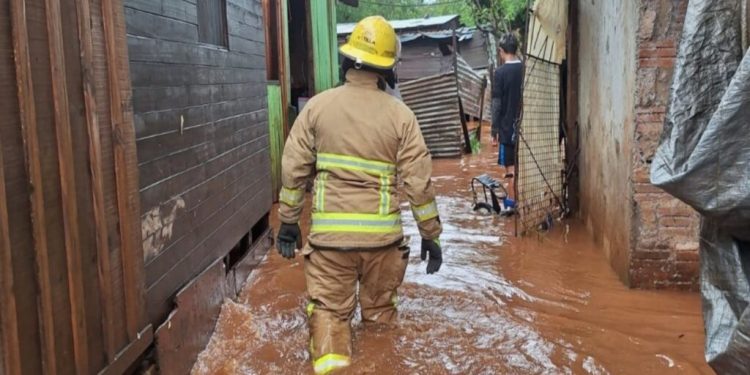 Lluvias intensas causaron estragos en Misiones