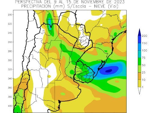Lluvias: Se esperan nuevos registros para el NOA y parte de la Región Pampeana