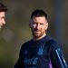 Messi llegó al país para sumarse al seleccionado argentino
