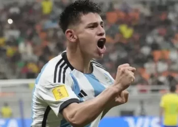 Mirá los tres golazos del “Diablito” Echeverri a Brasil en el Mundial Sub-17