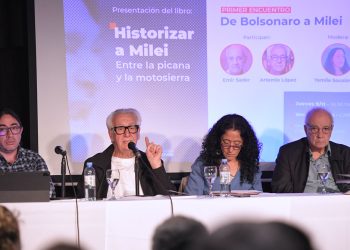 Se presentó el libro “Historizar a Milei” para concientizar “las ideas que defiende”