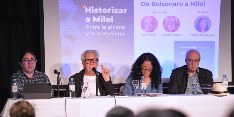 Se presentó el libro “Historizar a Milei” para concientizar “las ideas que defiende”