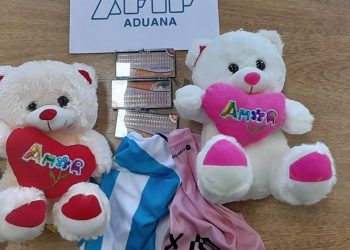 Secuestraron muñecos impregnados con cocaína que iban a ser enviados a China