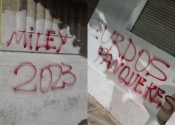 Vandalizaron un bachillerato popular
