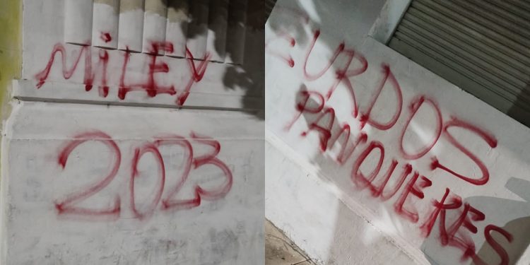 Vandalizaron un bachillerato popular