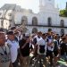 CABA: organizaciones sociales y sindicales se movilizaron contra el DNU de Javier Milei