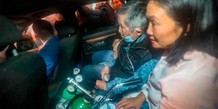 Fujimori quedó en libertad, un día después del fallo de la Corte