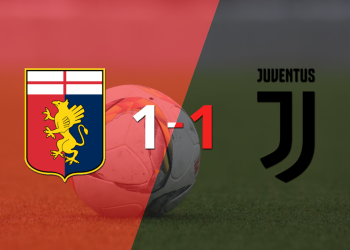 Genoa y Juventus igualaron 1 a 1