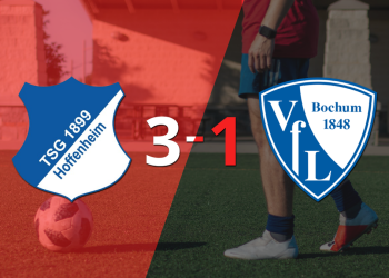 Hoffenheim paseó a Bochum y selló su triunfo 3 a 1