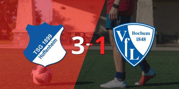 Hoffenheim paseó a Bochum y selló su triunfo 3 a 1