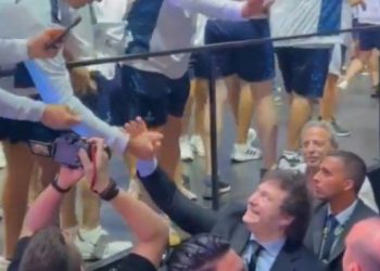 Javier Milei estuvo en la apertura de los Juegos Macabeos Panamericanos y arengó a la delegación argentina