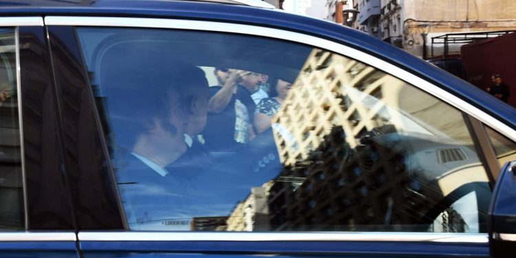 Javier Milei supervisó el operativo de seguridad junto a Patricia Bullrich