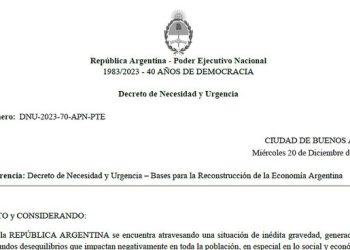La Defensoría del Pueblo bonaerense presentó un amparo para que se declare la “inconstitucionalidad y nulidad” del DNU de Javier Milei