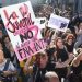 Marcha en Buenos Aires contra el cierre del Fondo Nacional de las Artes y el recorte a la cultura