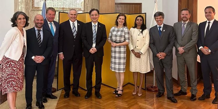 Mondino y Cima analizaron con embajadores del G7 el estado del acuerdo Mercosur-UE