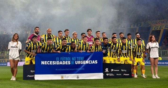 River y Rosario Central dieron un mensaje del fútbol contra el DNU de Javier Milei