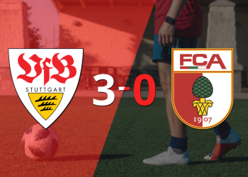Stuttgart golea 3-0 como local a Augsburg