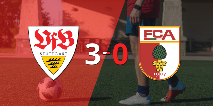 Stuttgart golea 3-0 como local a Augsburg