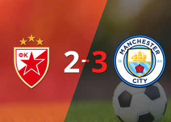 Triunfo de Manchester City sobre Estrella Roja por 3 a 2