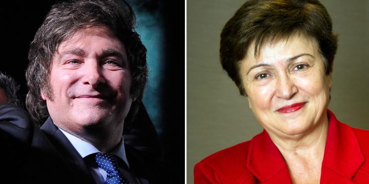 Confirman que Milei se reunirá con la directora del FMI en el Foro de Davos