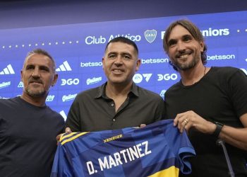 Diego Martínez fue presentado en Boca: “Esto es soñado y deseado”