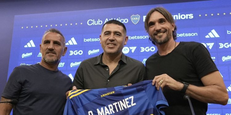 Diego Martínez fue presentado en Boca: “Esto es soñado y deseado”
