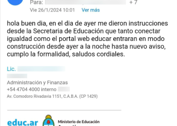 El gobierno suspendió Educ.ar y Conectar Igualdad: «nos dijeron que es para revisar contenidos pero ni siquiera nombraron autoridades»