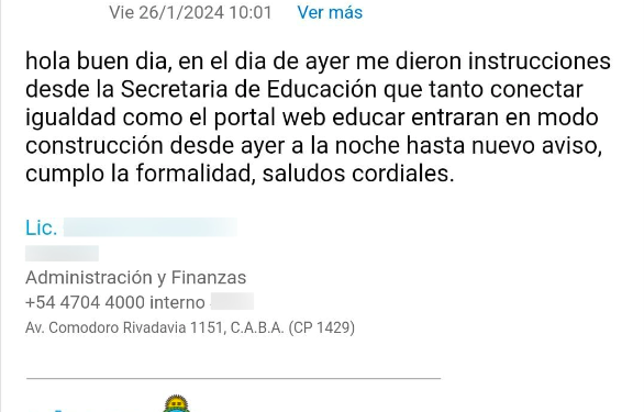 El gobierno suspendió Educ.ar y Conectar Igualdad: «nos dijeron que es para revisar contenidos pero ni siquiera nombraron autoridades»