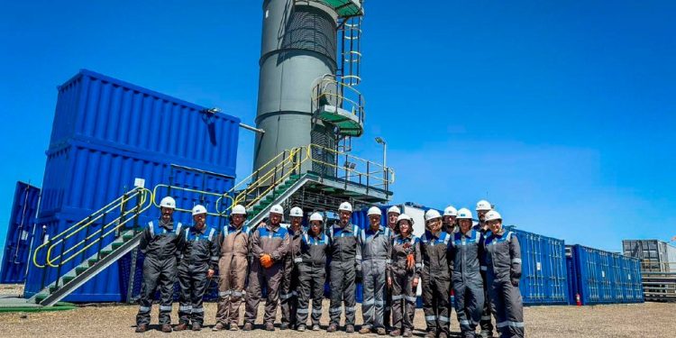 El presidente de YPF recorrió la Cuenca del Golfo San Jorge