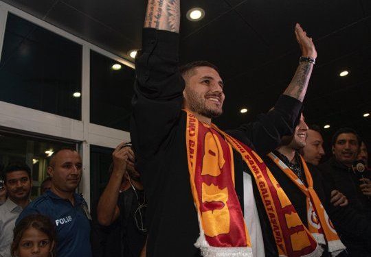 Icardi sufrió una fractura de huesos faciales en el clásico turco: estará fuera hasta finales de enero