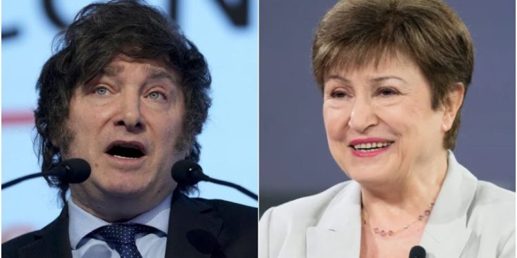 Javier Milei viaja el lunes a Davos y mantendrá un encuentro con Kristalina Georgieva
