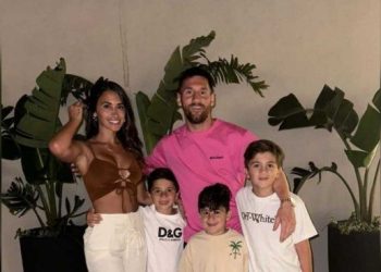 Lionel Messi compartió la intimidad de su festejo de Año Nuevo en familia