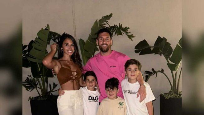Lionel Messi compartió la intimidad de su festejo de Año Nuevo en familia