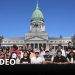 Organizaciones piqueteras, de DDHH y sindicales marchan al Congreso contra la ley “Bases”