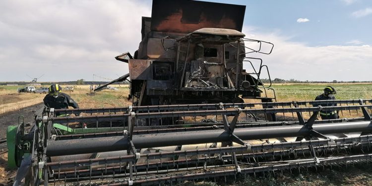 Pautas para evitar incendios durante la cosecha