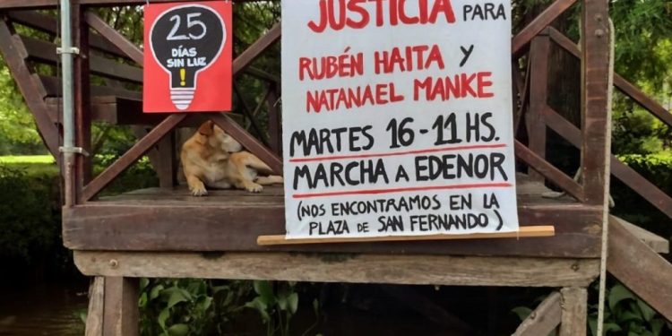 Vecinos del Delta marcharon a Edenor y el municipio de San Fernando para reclamar el servicio eléctrico