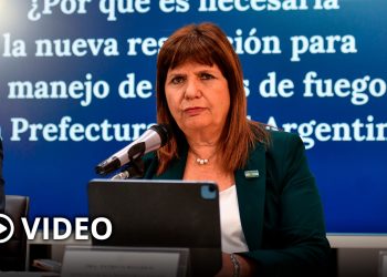Bullrich habilitó a Prefectura a utilizar “todo tipo de armas de fuego” para prevenir