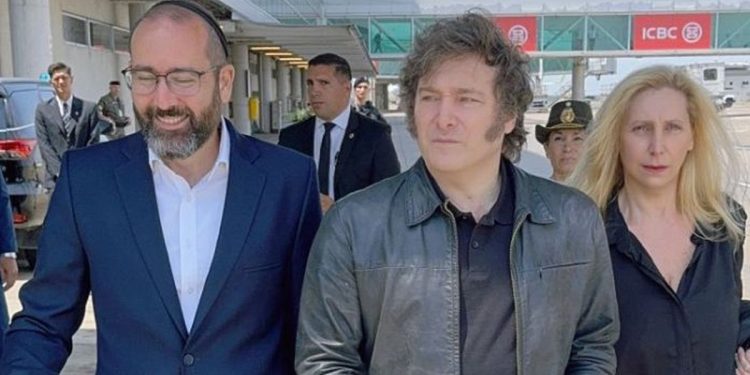 Javier Milei arranca su gira internacional en Israel