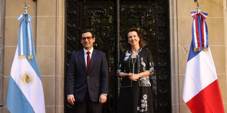 Javier Milei y Diana Mondino recibieron al Canciller de Francia en busca de fortalecer el vínculo bilateral