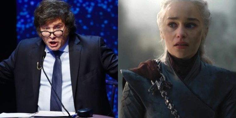 Javier Milei y los paralelismos con Game of Thrones: ¿De “romper la rueda” a quemar todo?