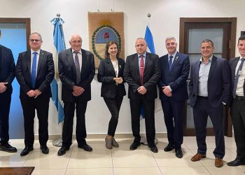 Mondino se reunió con empresas de Israel por tecnología, litio y gestión hídrica