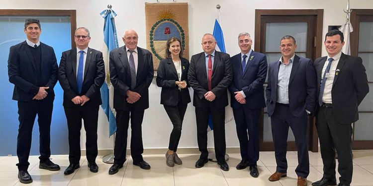 Mondino se reunió con empresas de Israel por tecnología, litio y gestión hídrica